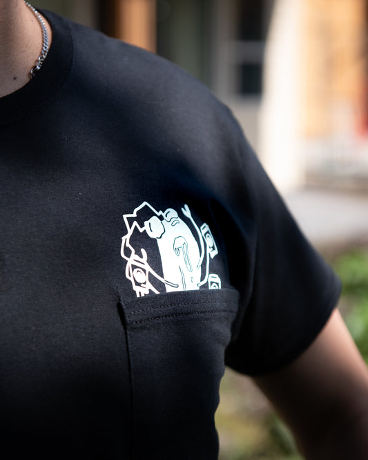 Glow in the Dark "Coffee Shrimp" Pocket Tee