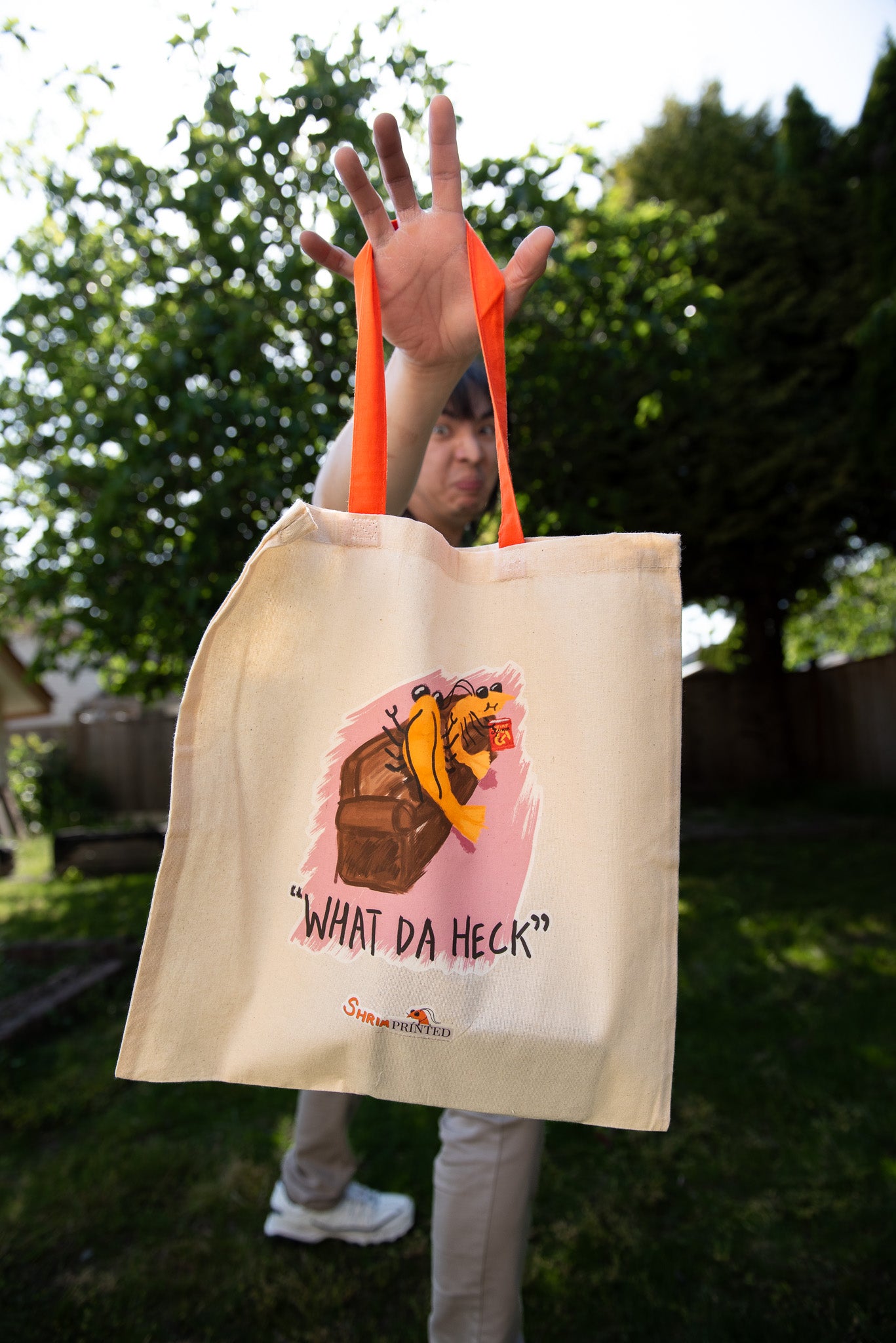 "What Da Heck" Canvas Tote Bag