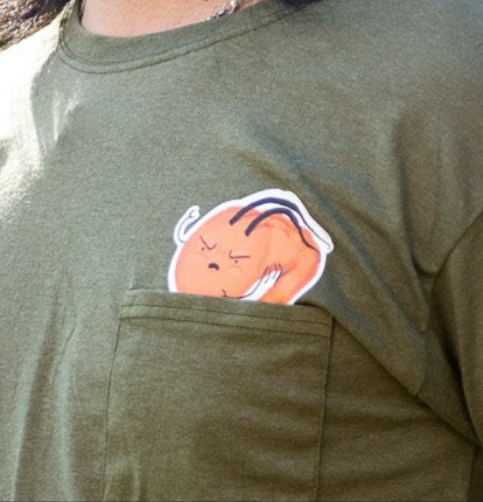 Angry Little Pocket Tee
