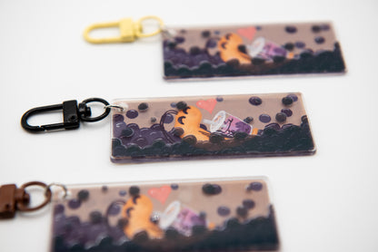 Boba Shrimp Acrylic Keychain