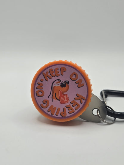 Exercise Supplement Keychain