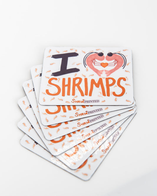 "I Love Shrimps" Magnet